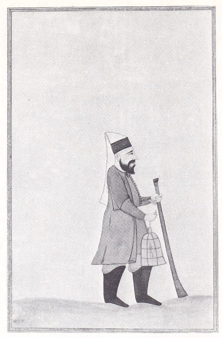 Gece bekçiliği yapan bir yeniçeri