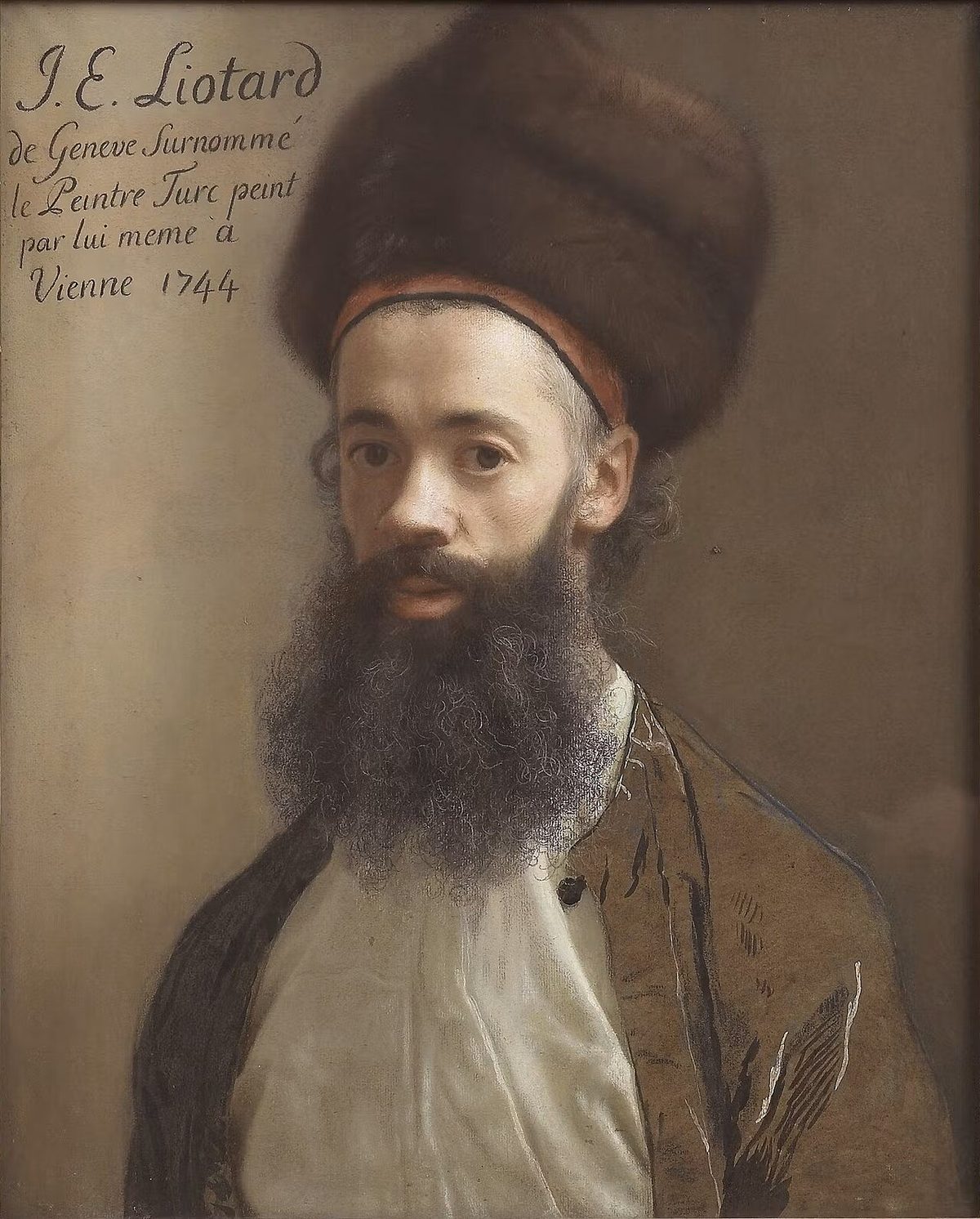 Liotard'ın Türk kıyafetli otoportresi