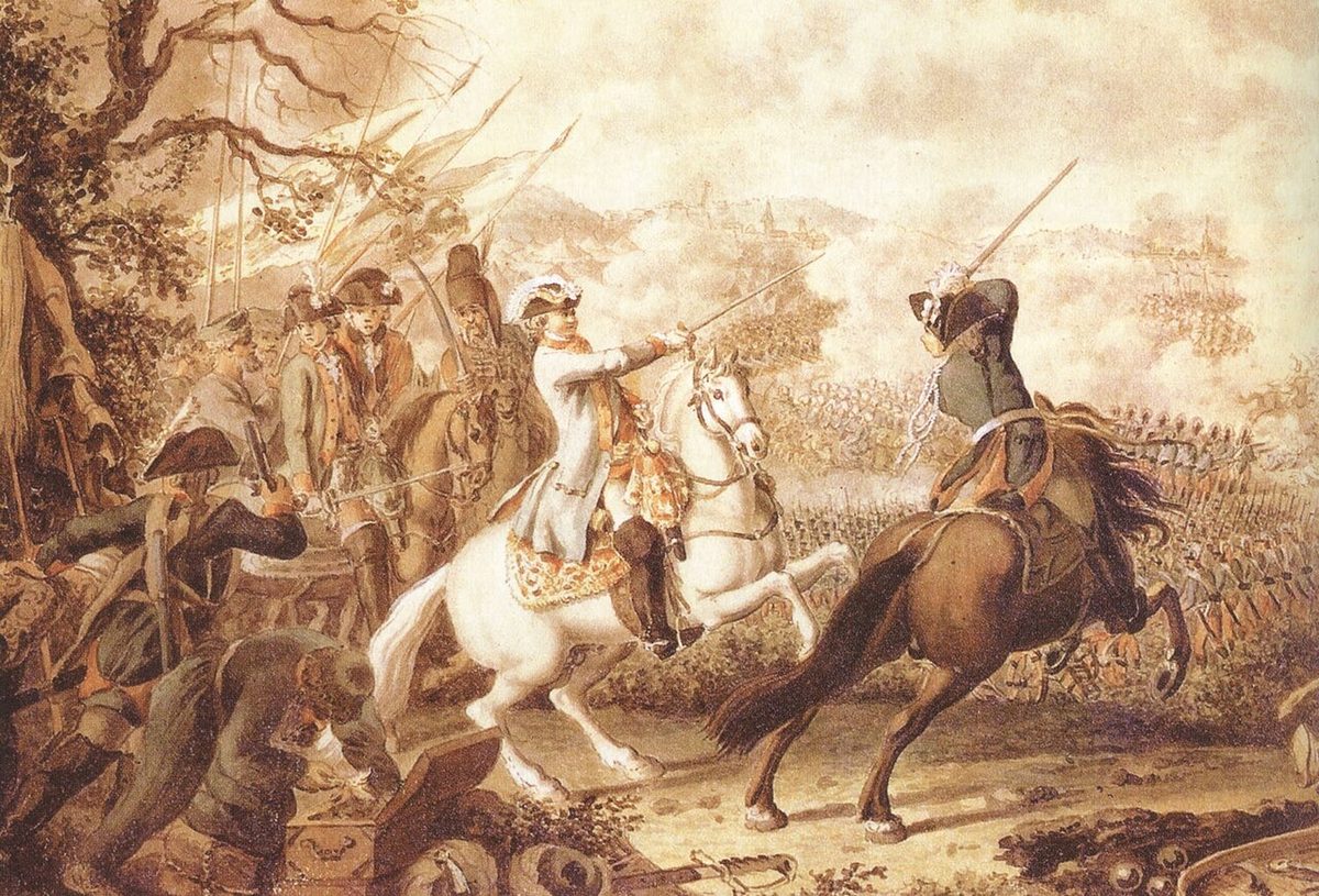1770 Kartal (Kagul) Muharebesi'ni gösteren XVIII. yüzyıl tasviri