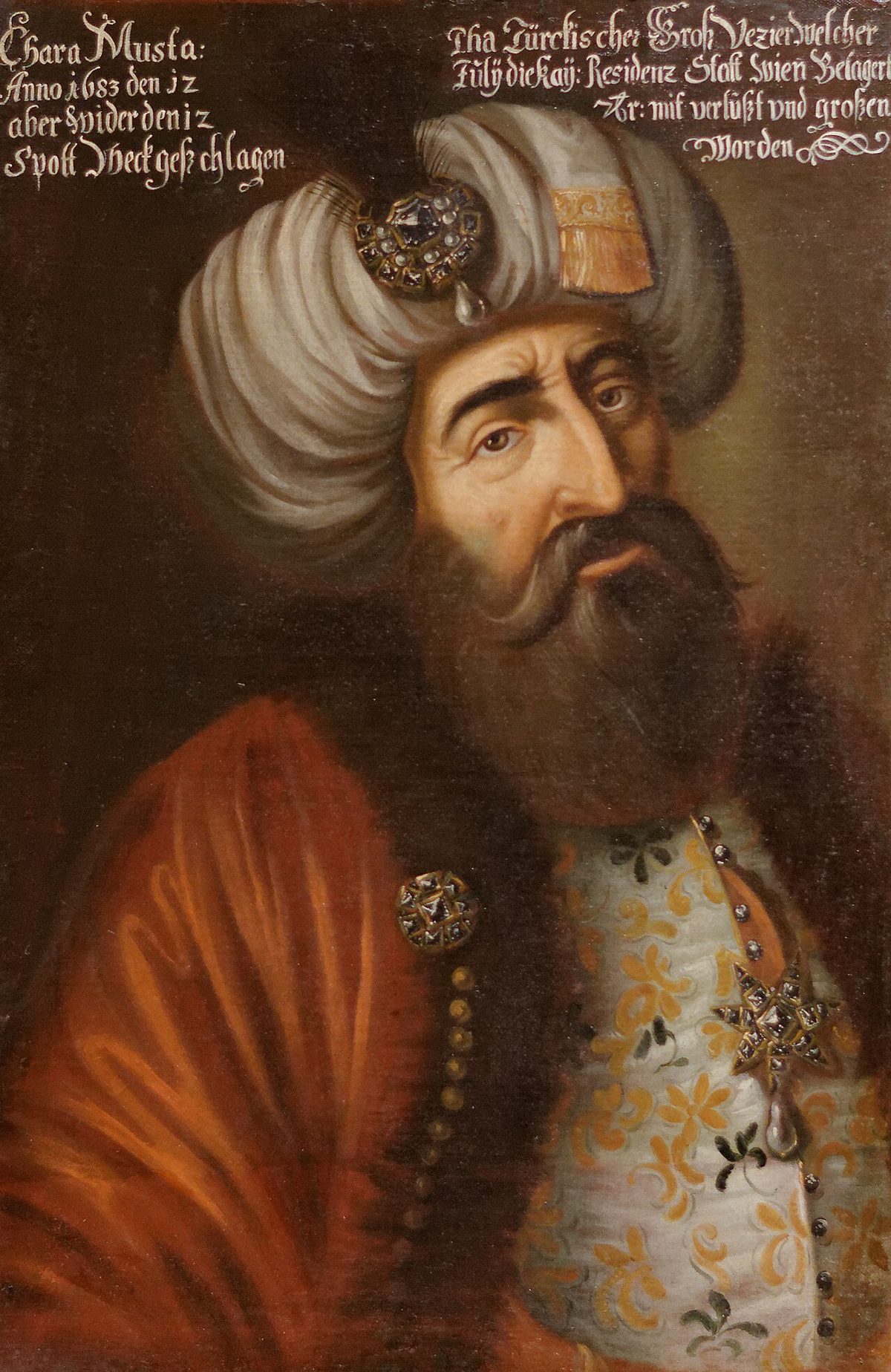 Merzifonlu Kara Mustafa Paşa'yı gösteren bir portre