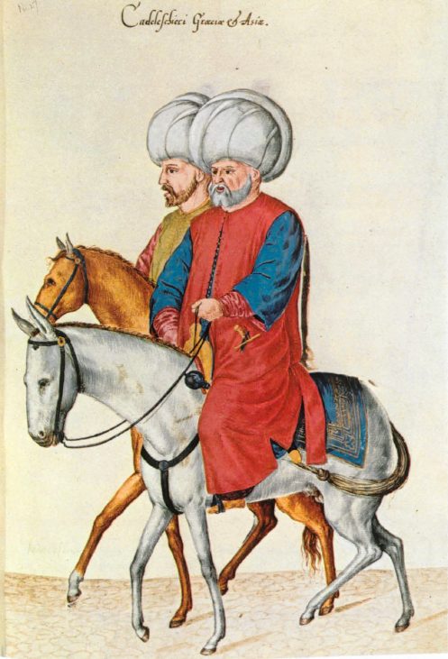 Rumeli ve Anadolu kazaskerlerini gösteren bir resim
