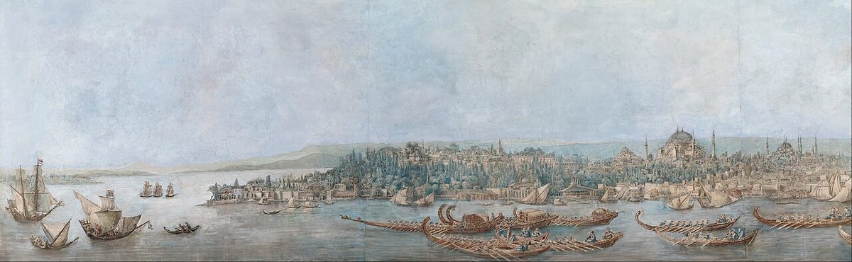 Louis-François Cassas'ın Sarayburnu panoraması