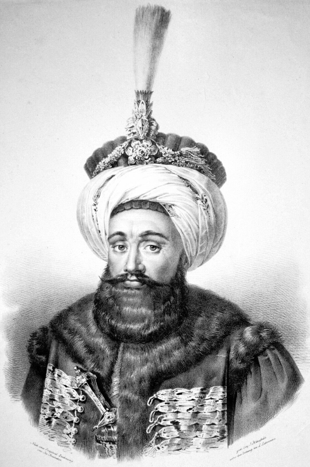 II. Mahmud'un portresi
