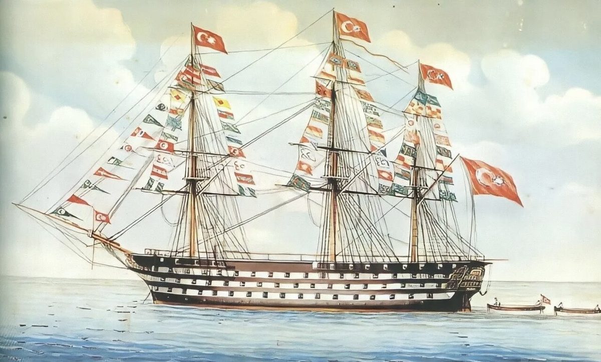 Tersane-i Âmire'de inşa edilen Mahmudiye kalyonu