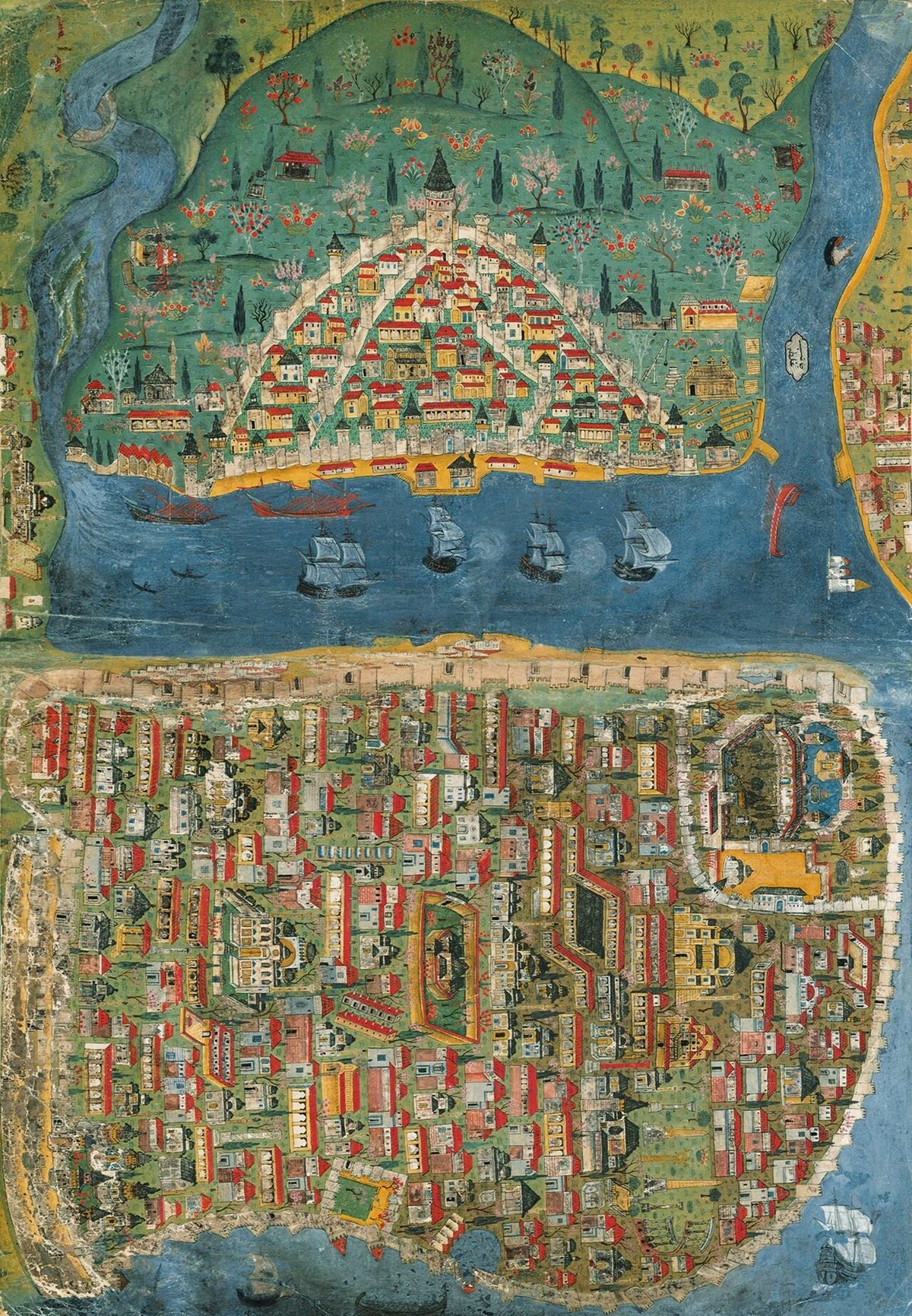 Matrakçı Nasuh'un Beyân-ı Menâzil'deki İstanbul ve Galata tasviri