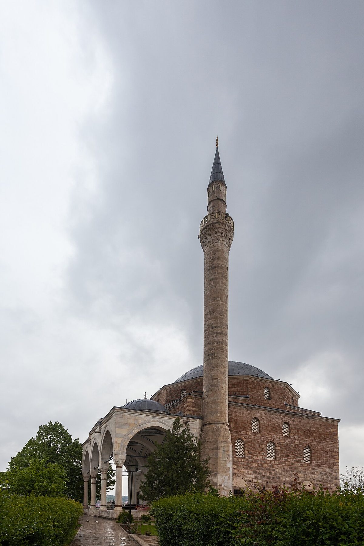 Mustafa Paşa Camii'nin iç mekânı