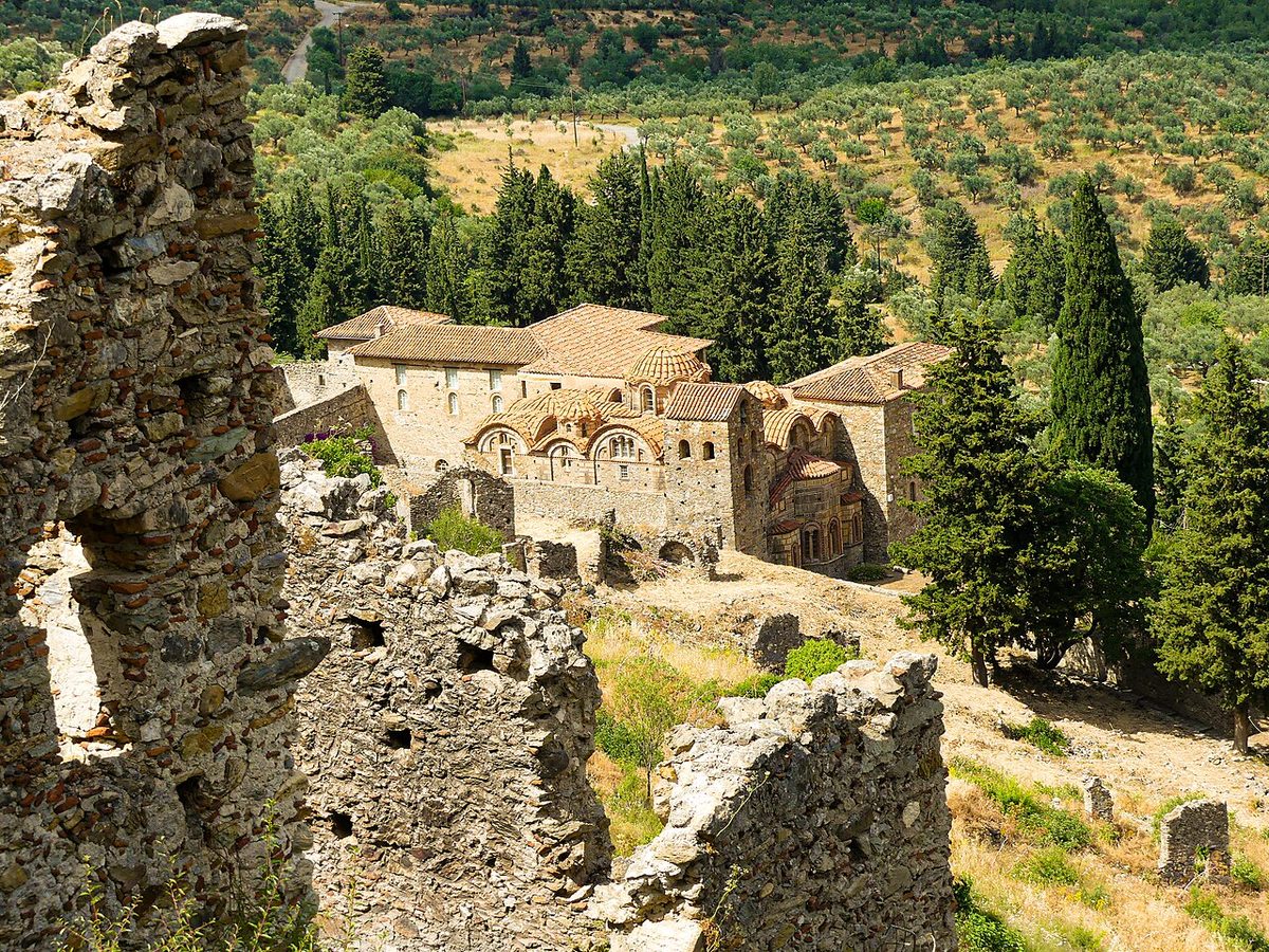 Mistra'nın genel görünümü