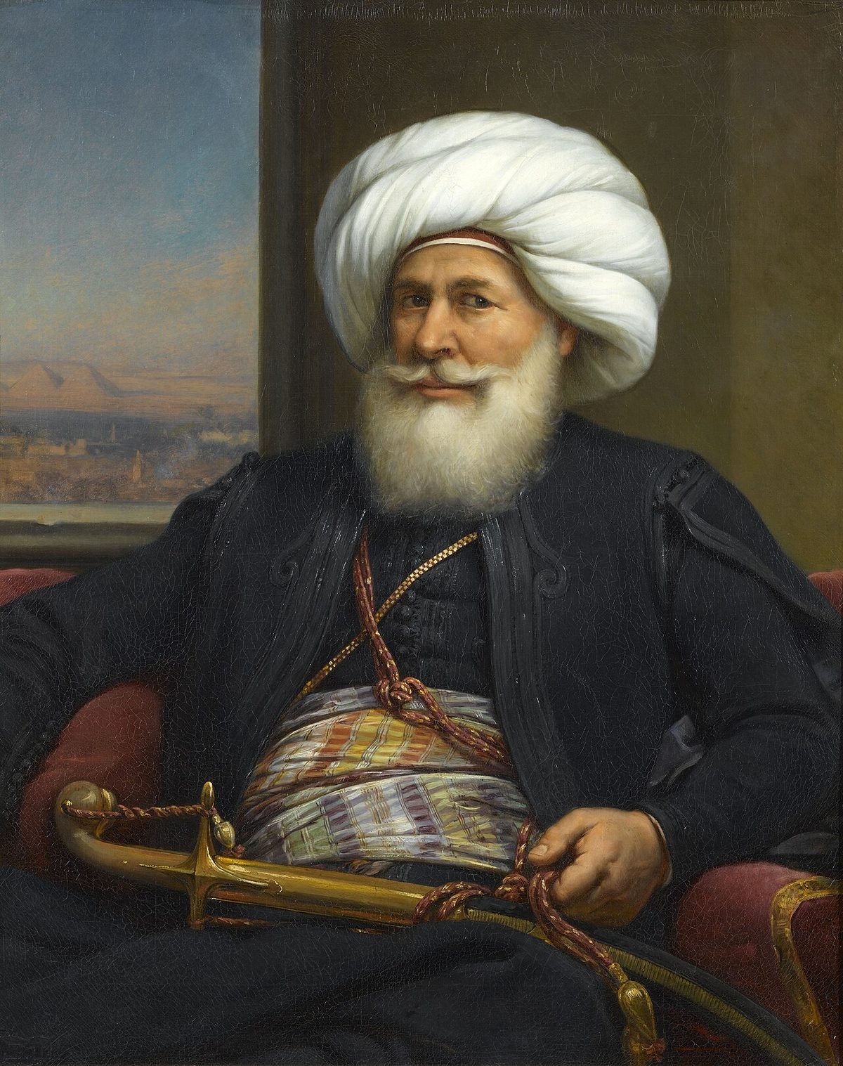 Kavalalı Mehmed Ali Paşa'nın Auguste Couder tarafından yapılmış portresi