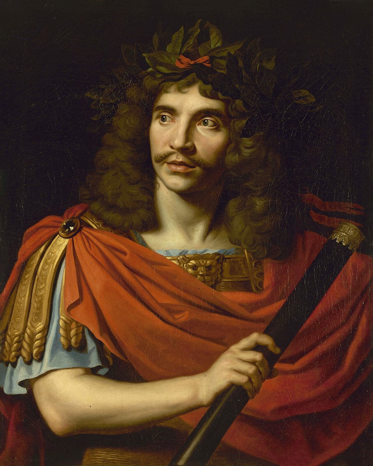 Nicolas Mignard'ın yaptığı Molière portresi