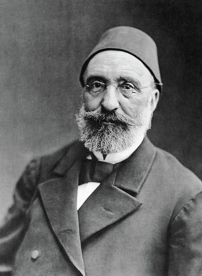 Nadar'ın çektiği Midhat Paşa portresi