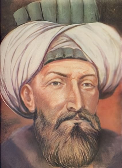 Divan şairi Nef'î'yi gösteren temsilî resim