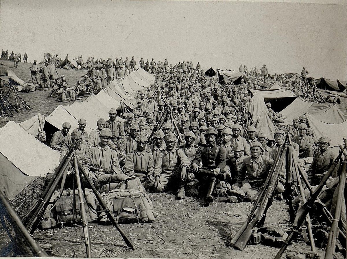 XV. Kolordu'nun subay ve erleri Galiçya'da, 15 Ağustos 1916