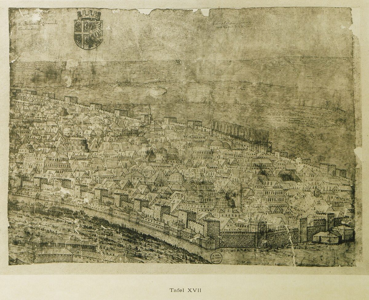 Lorck panoramasının 17. sayfası: Süleymaniye çevresi