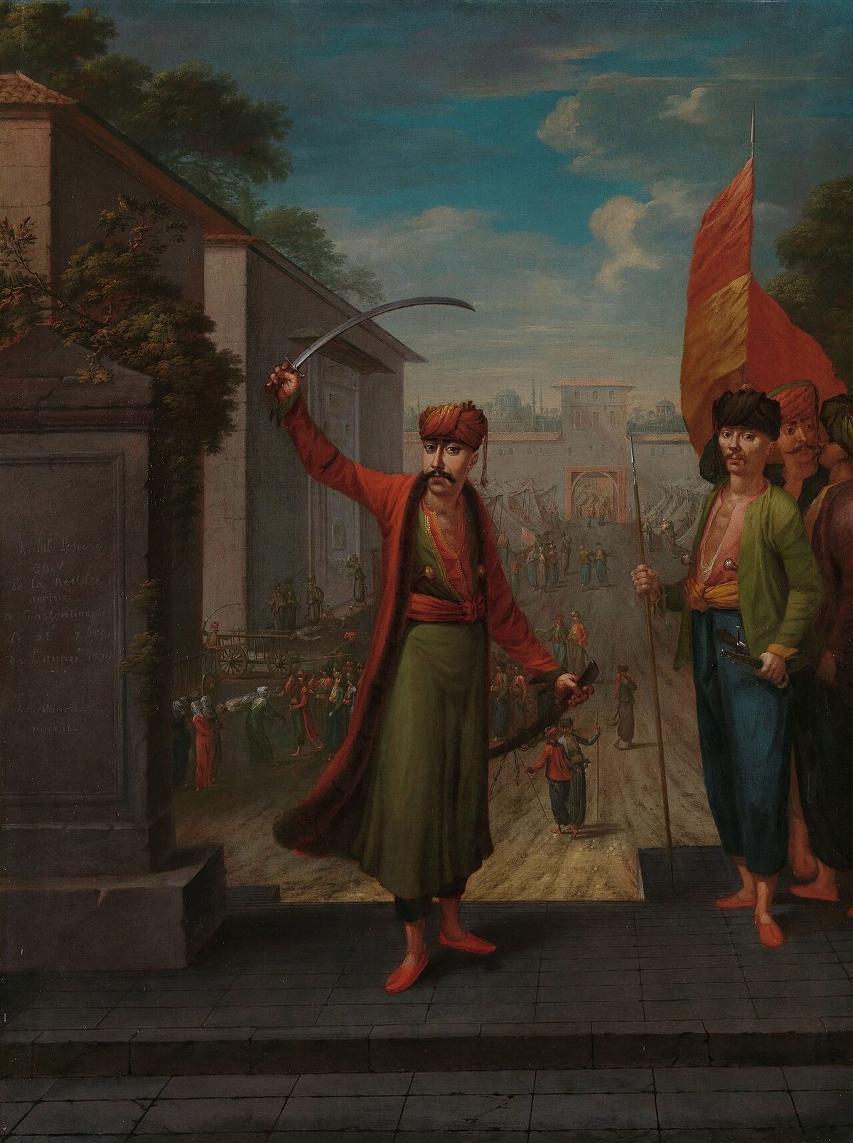 Jean-Baptiste Vanmour atölyesine atfedilen Patrona Halil portresi