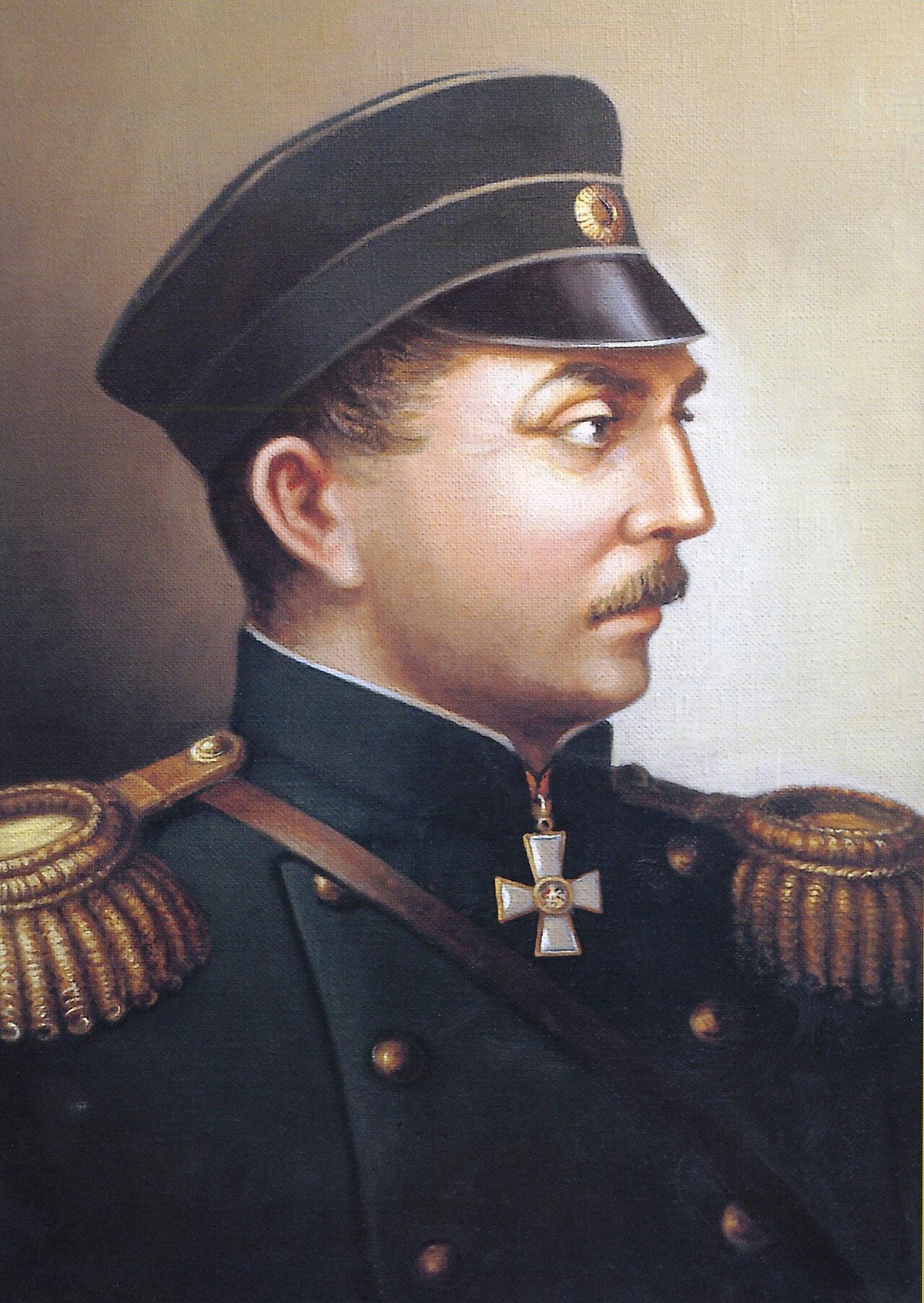 Rus amirali Pavel Nahimov'un portresi