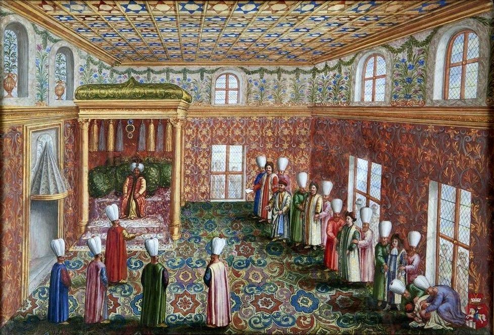 Pierre Paul Sevin'in çiziminde 1679'da İstanbul'da bir alay