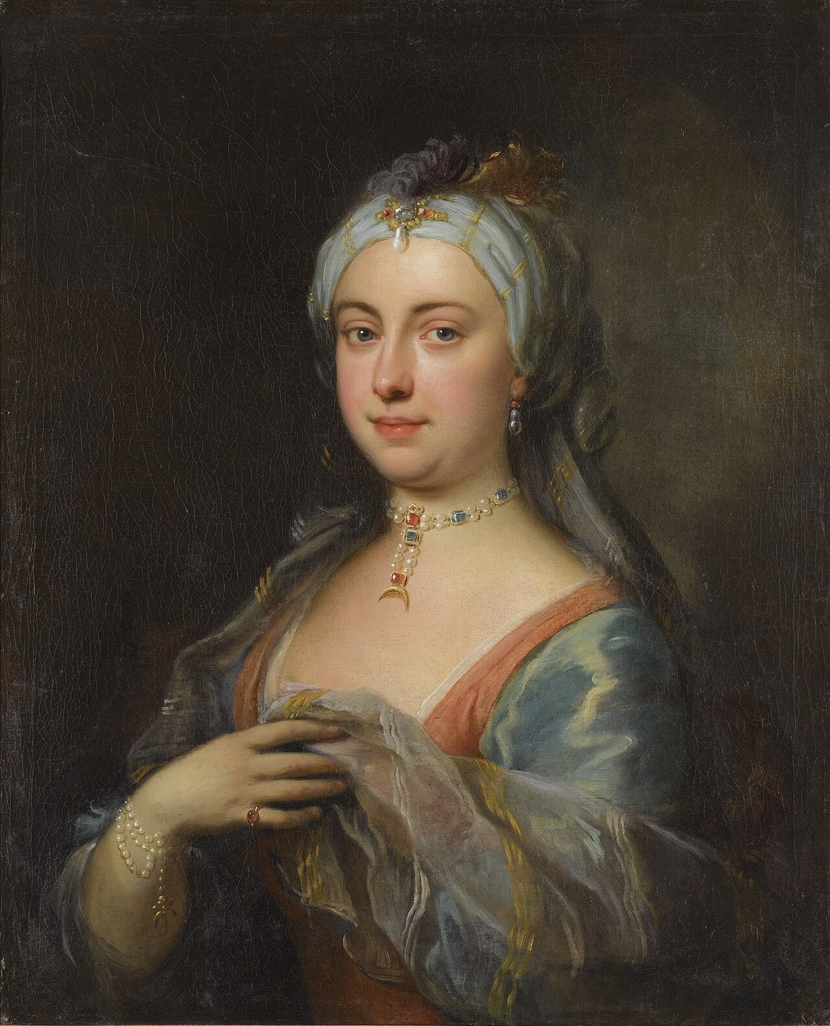 Lady Mary Wortley Montagu'nun Joseph Highmore tarafından yapılan portresi