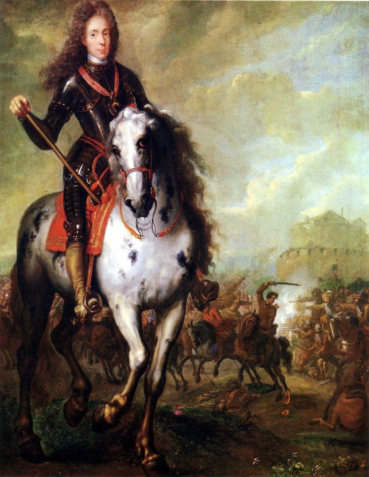 Zenta'da Habsburg ordusunu yöneten Savoy prensi Eugen'in portresi