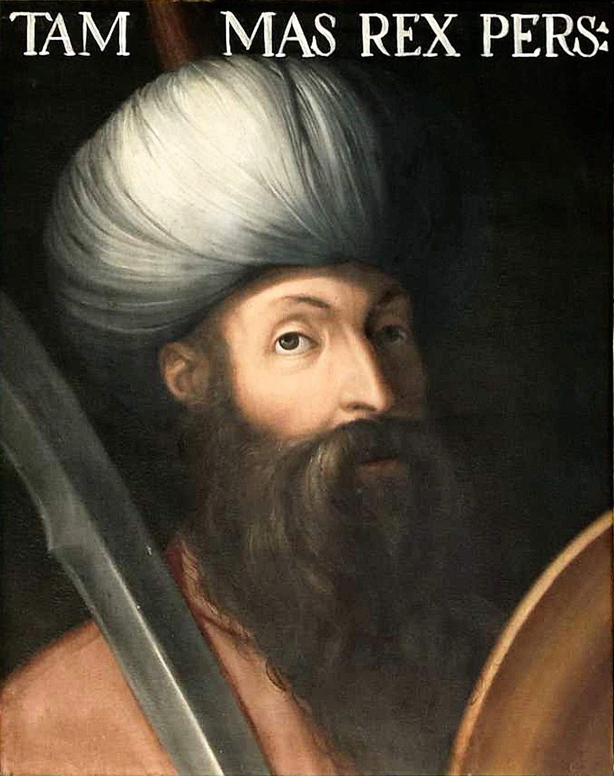 Cristofano dell'Altissimo'nun Şah Tahmasb portresi