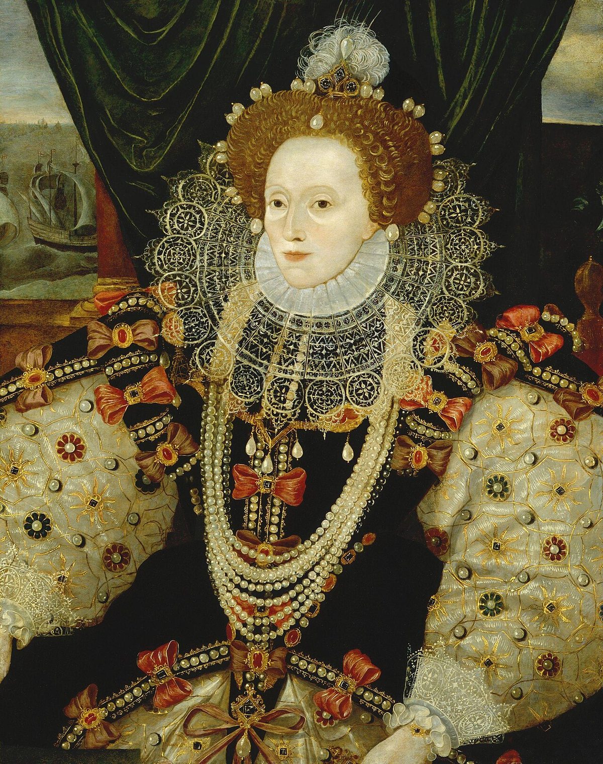 George Gower'ın yaptığı I. Elizabeth portresi