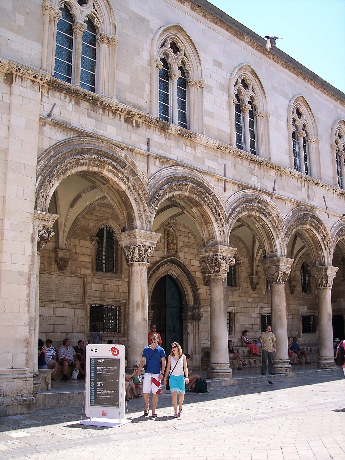 Dubrovnik'teki Knez Sarayı (Rektör Sarayı); Dubrovnik Cumhuriyeti'nin yönetim merkezi