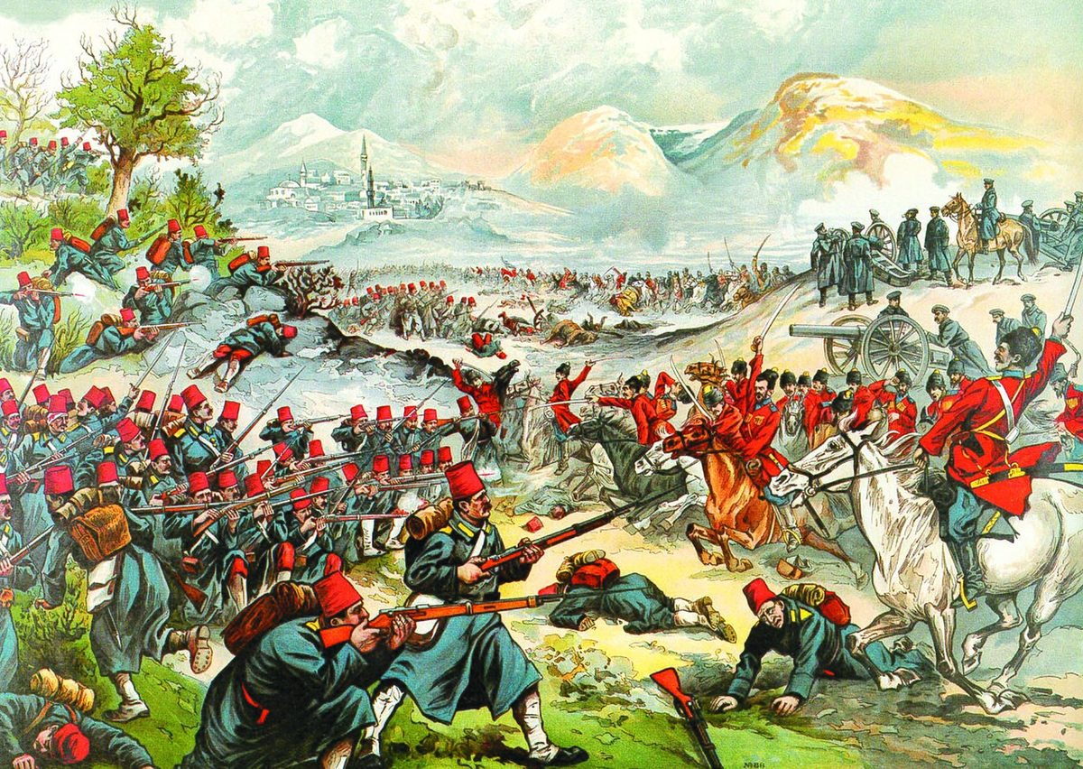 Sarıkamış'ı konu alan bir 1915 Rus propaganda resmi