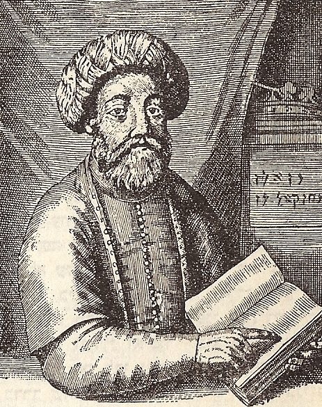 Sabetay Sevi'yi gösteren bir gravür