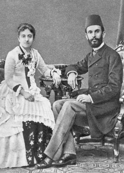 Şemseddin Sami ve eşi Emine Hanım