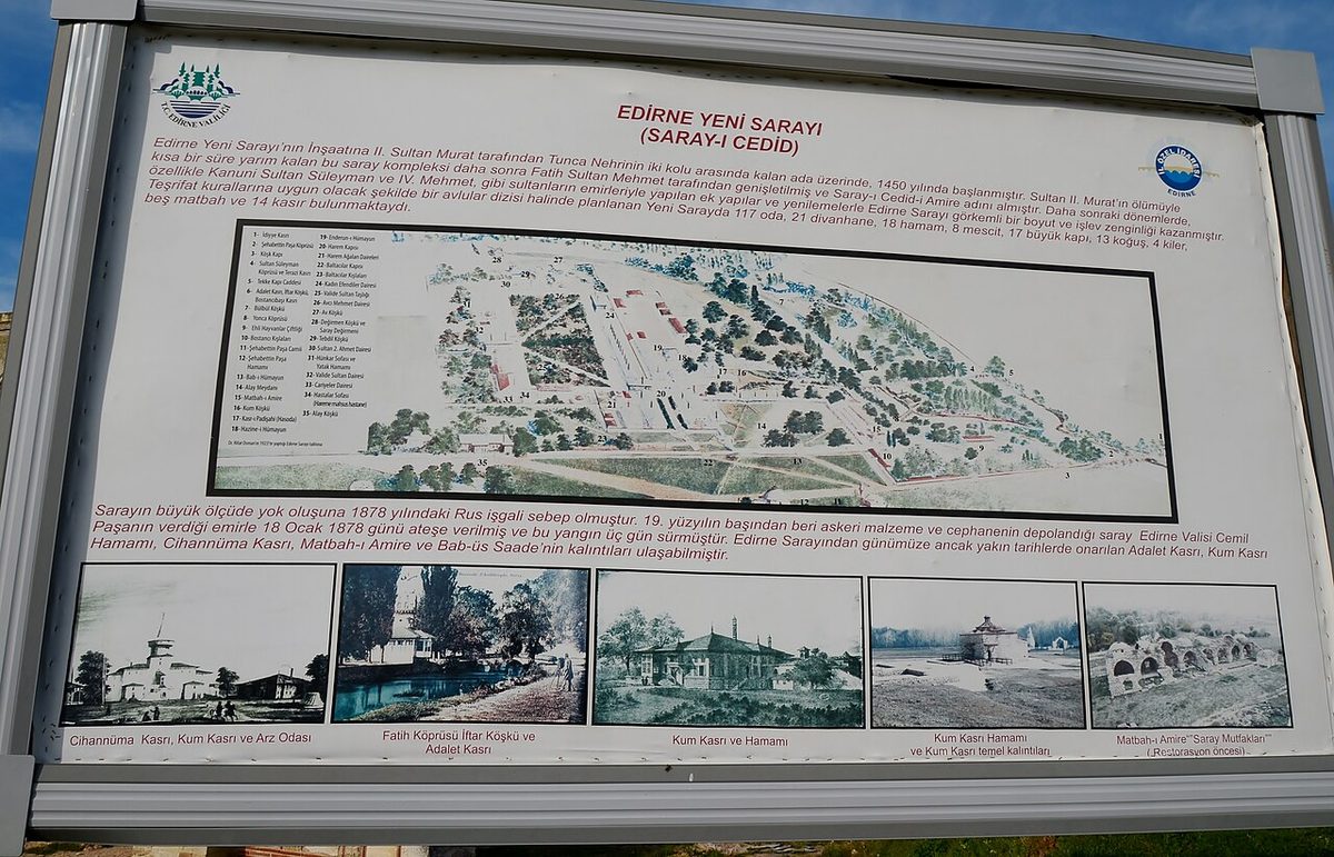 Edirne Saray-ı Cedid'in restore edilen bölümleri