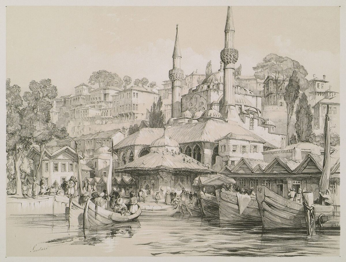 Lewis'in albümünden Üsküdar manzarası