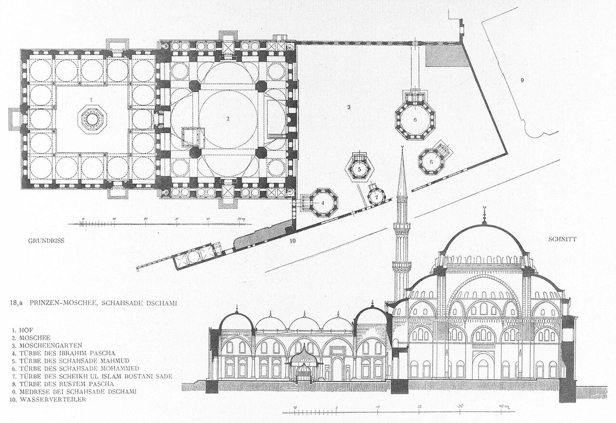 Cornelius Gurlitt'in 1912 yayınında Şehzade Camii