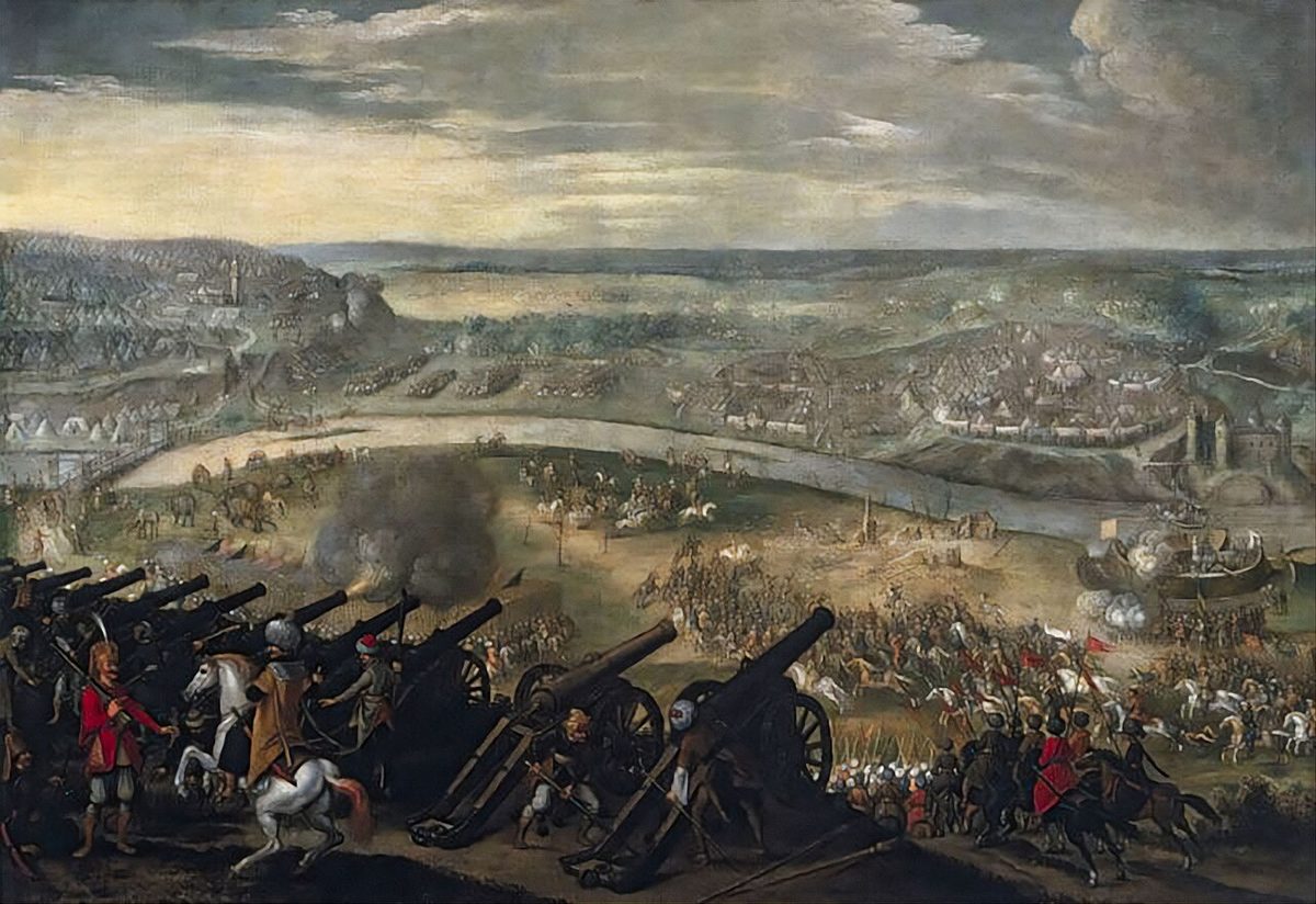 1543 Estergon Kuşatması'nı gösteren tasvir