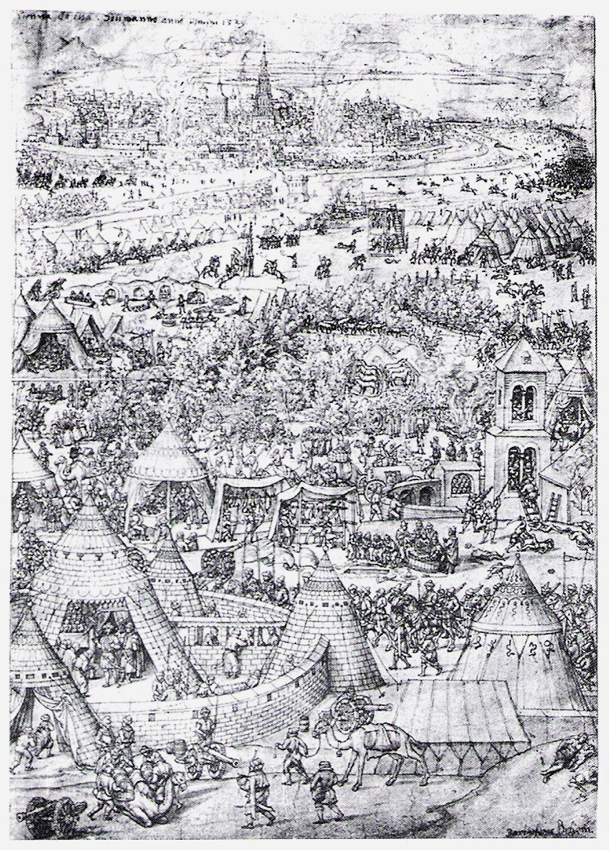 1529 Viyana kuşatmasını gösteren tasvir