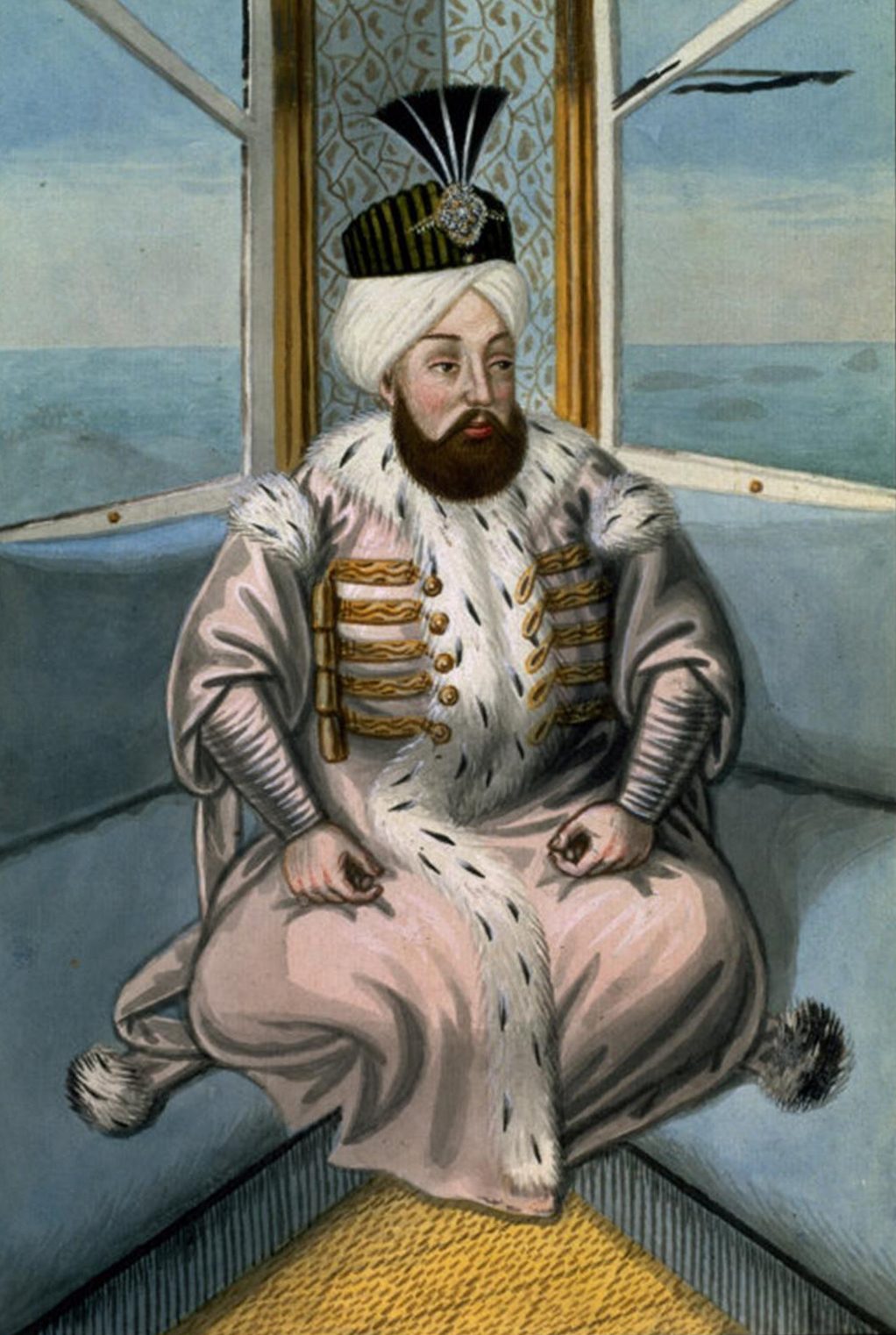John Young'ın Osmanlı padişahları serisinden II. Süleyman portresi