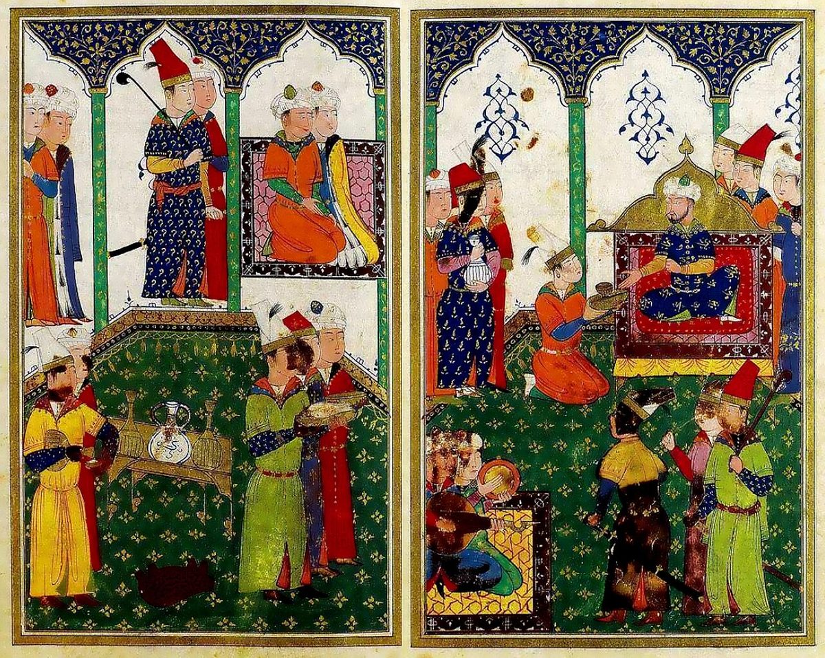 Ahmedî'nin İskendernâme nüshasında Yıldırım Bayezid'in tahta çıkışı