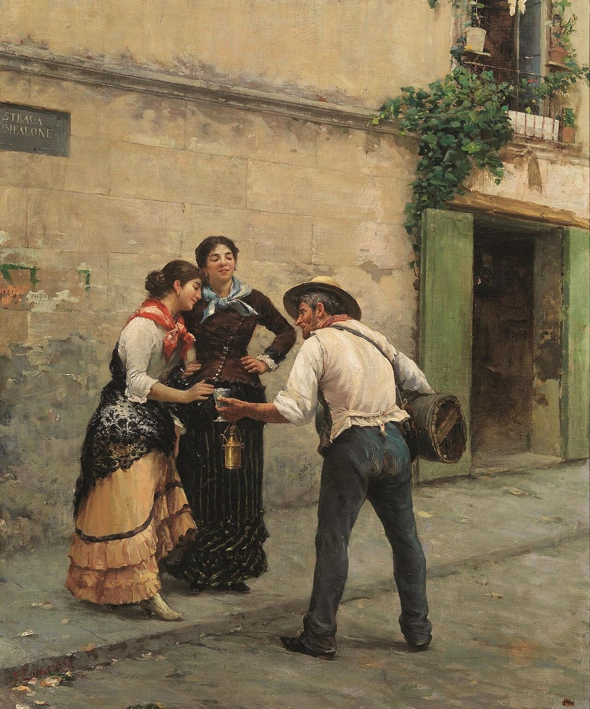 Fausto Zonaro'nun 1883 tarihli saka tablosu