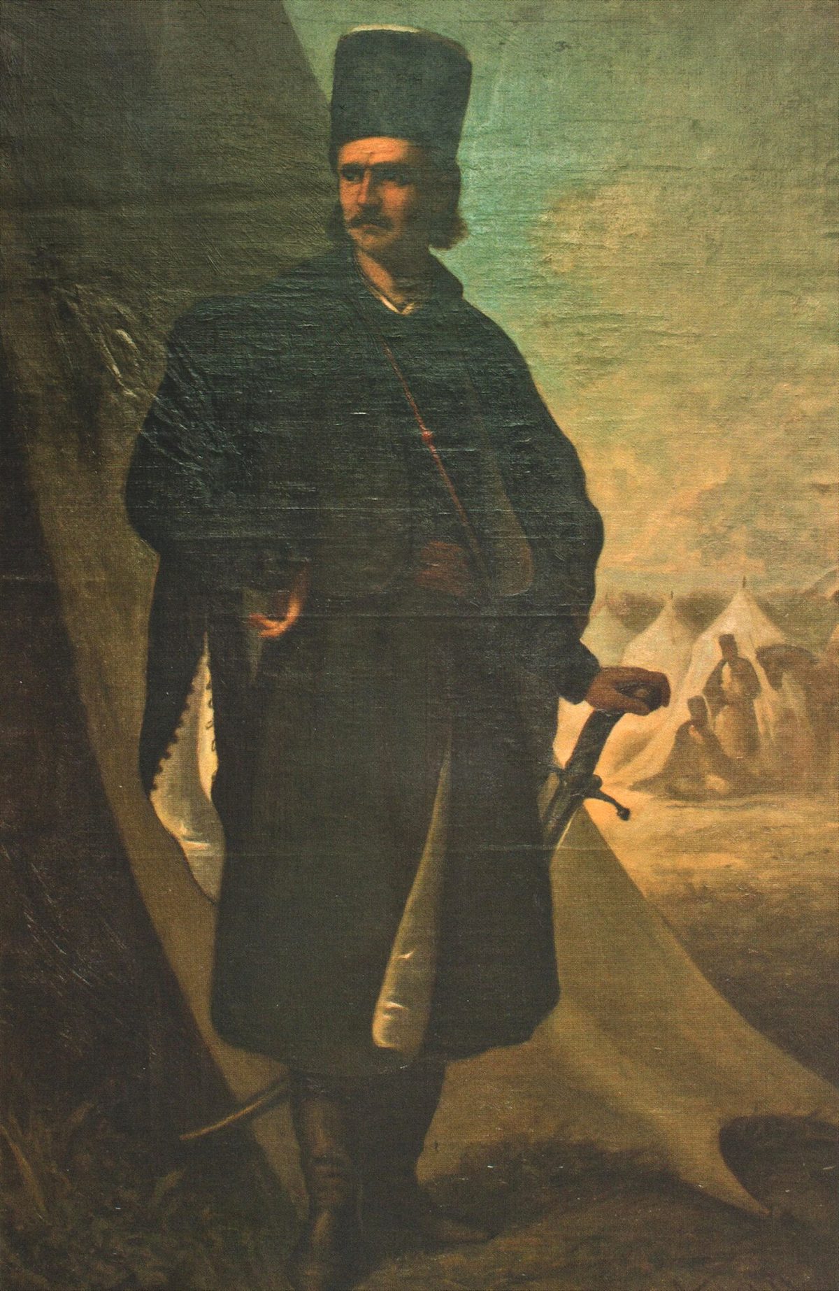 Eflak'ta 1821'de ayaklanan Tudor Vladimirescu'nun Theodor Aman tarafından yapılmış portresi