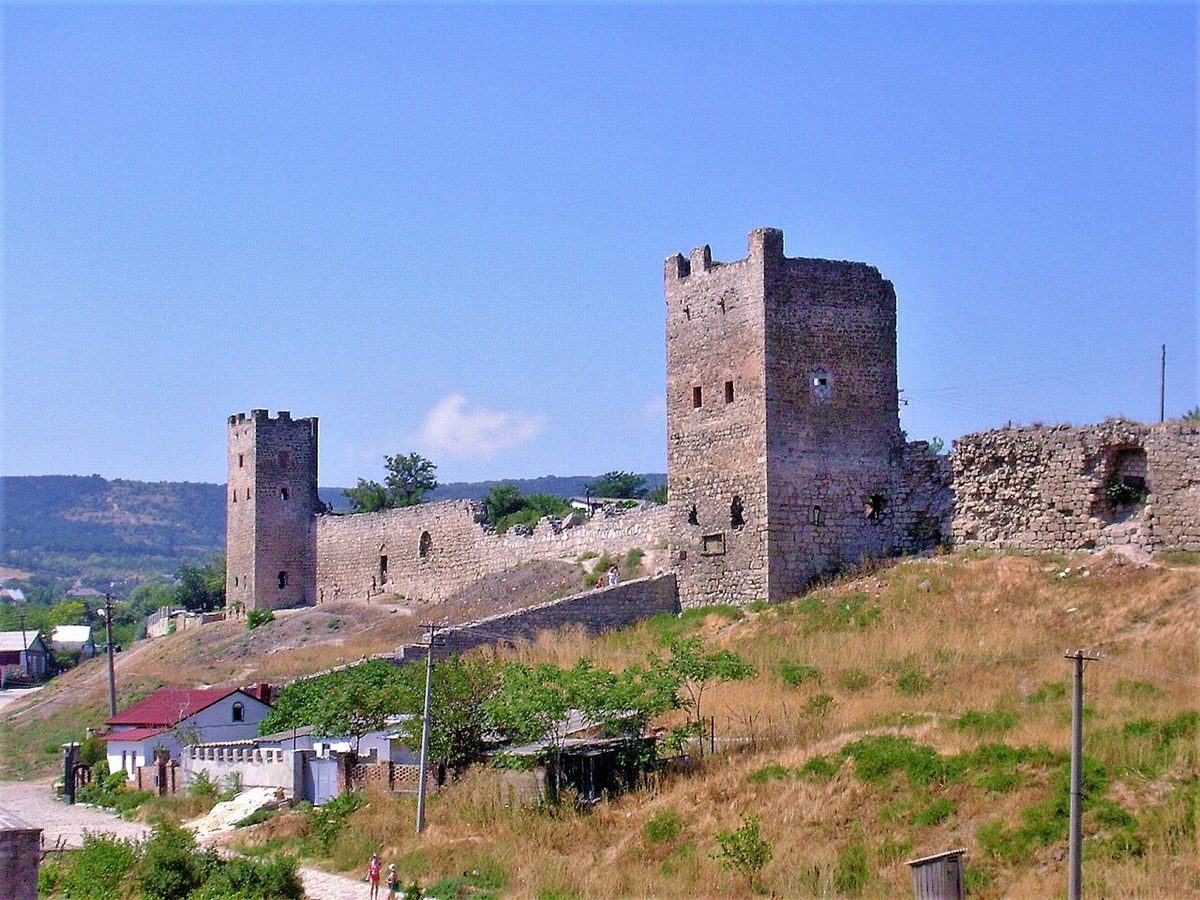 Kefe'deki (bugünkü Feodosiya) Ceneviz kalesinin kalıntıları