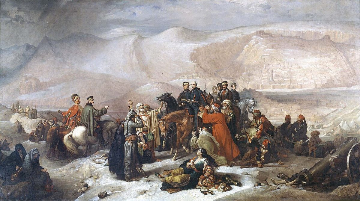 Thomas Jones Barker'ın Kars'ın teslimini konu alan tablosu