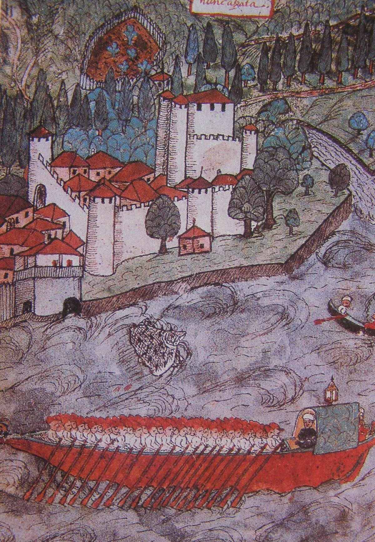 XVII. yüzyıl Macar ilahi kitabında bir Osmanlı kadırgası tasviri