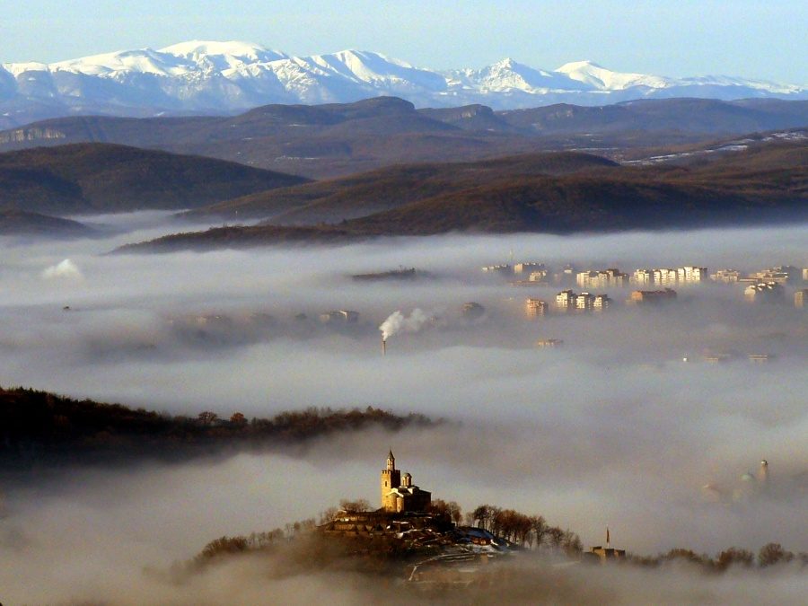 Veliko Tırnovo'daki Tsarevets (Çareveç) kalesi