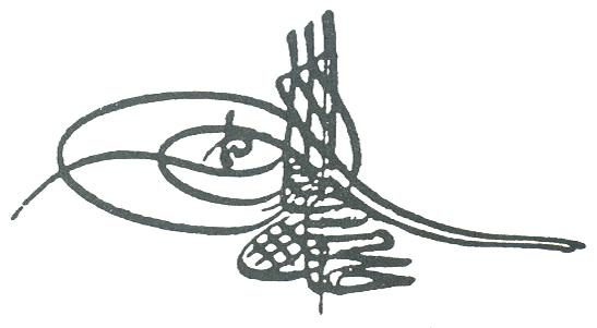 I. Mahmud'un tuğrası