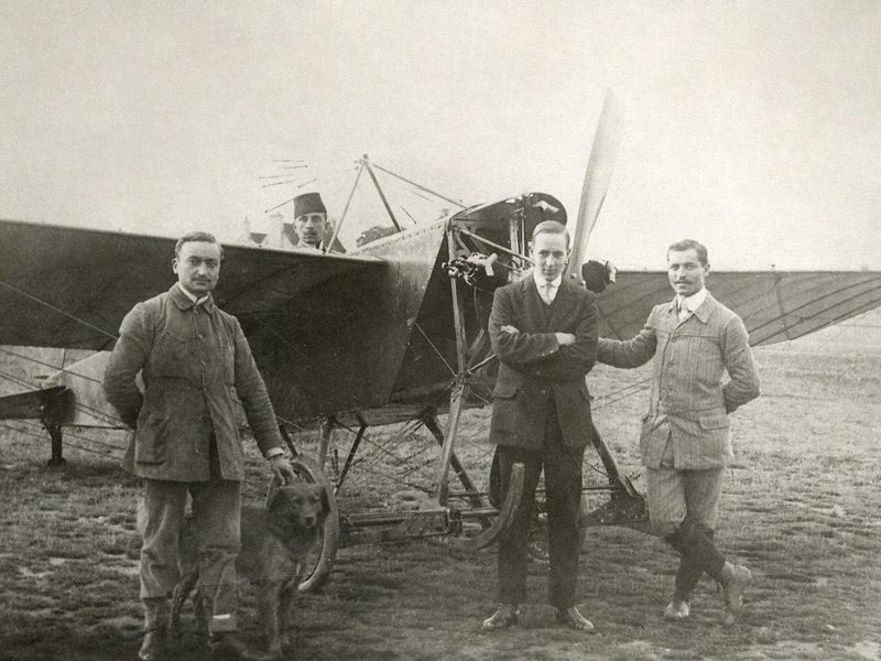 1912 yılında ilk Osmanlı pilotlarından bir grup