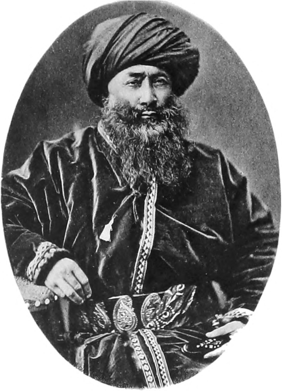 Kaşgar emiri Yakub Bey'in bir portresi